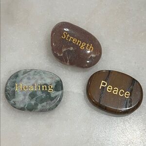 Set of Three Healing Stones
